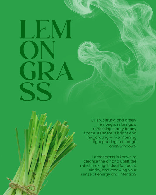 LEMORA – Lemongrass Soy Wax Candle