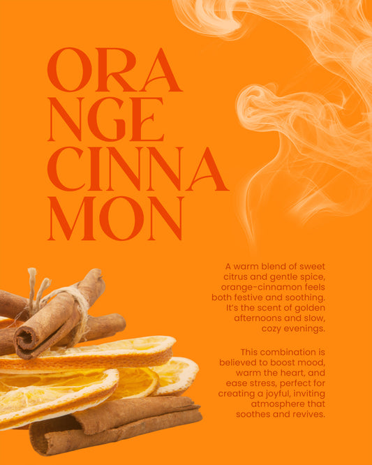 SIN A SUN – Cinnamon Orange Soy Wax Candle