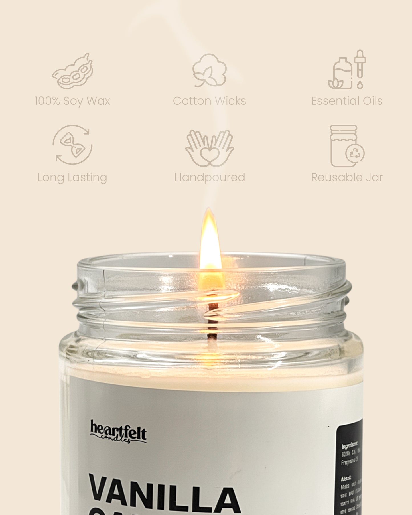 VANILLA OAK – Bourbon Vanilla Soy Wax Candle