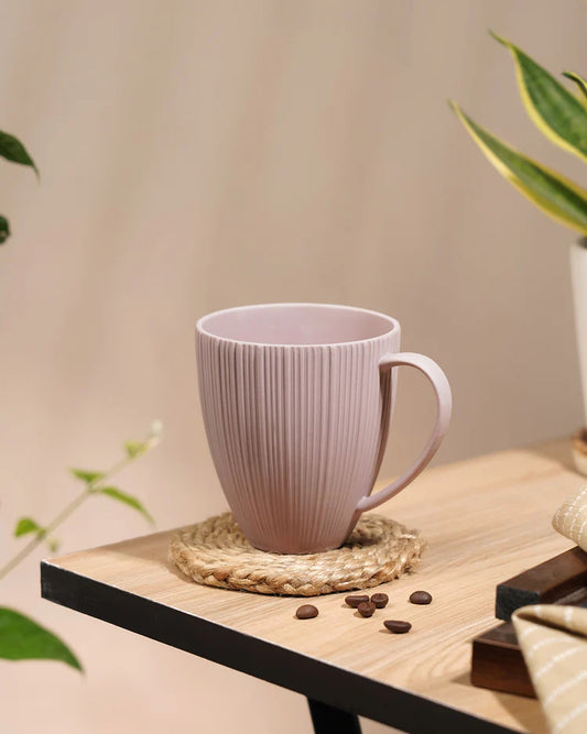 Vogue Diamond Fine Porcelain Mug Set of 2 – Faceted Mugs for Stylish Tea & Coffee