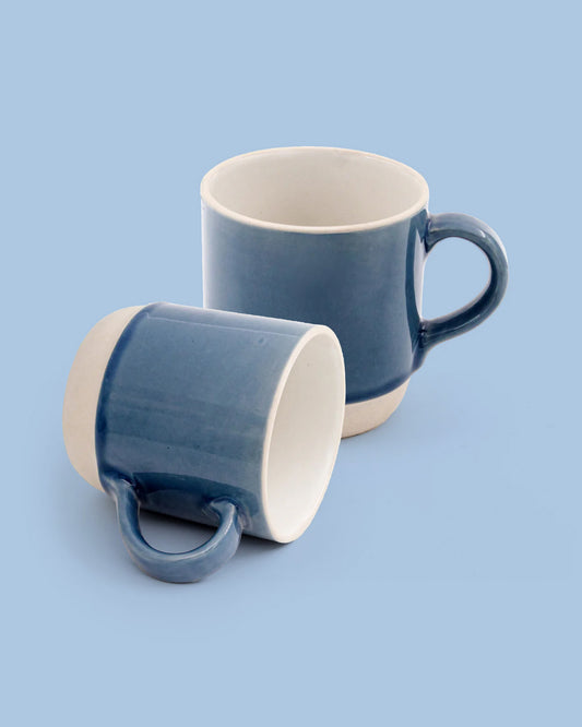 Elemental Stoneware Mug — AEGEAN BLUE