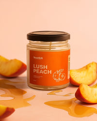 LUSH PEACH – Peach Soy Wax Candle