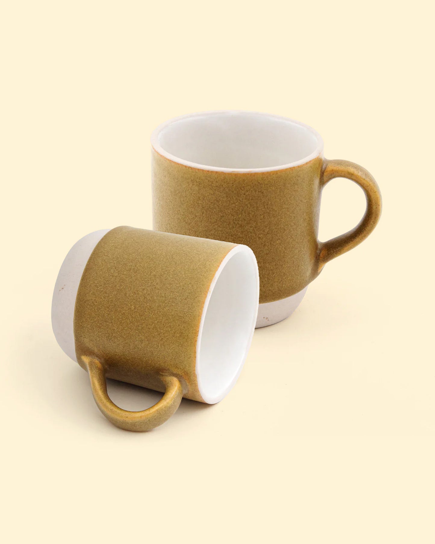 Elemental Stoneware Mug — SPICY MUSTARD