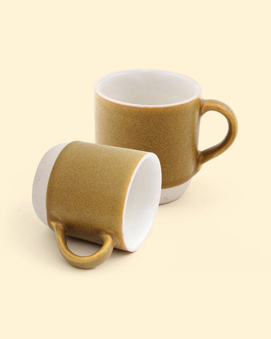 Elemental Stoneware Mug — SPICY MUSTARD