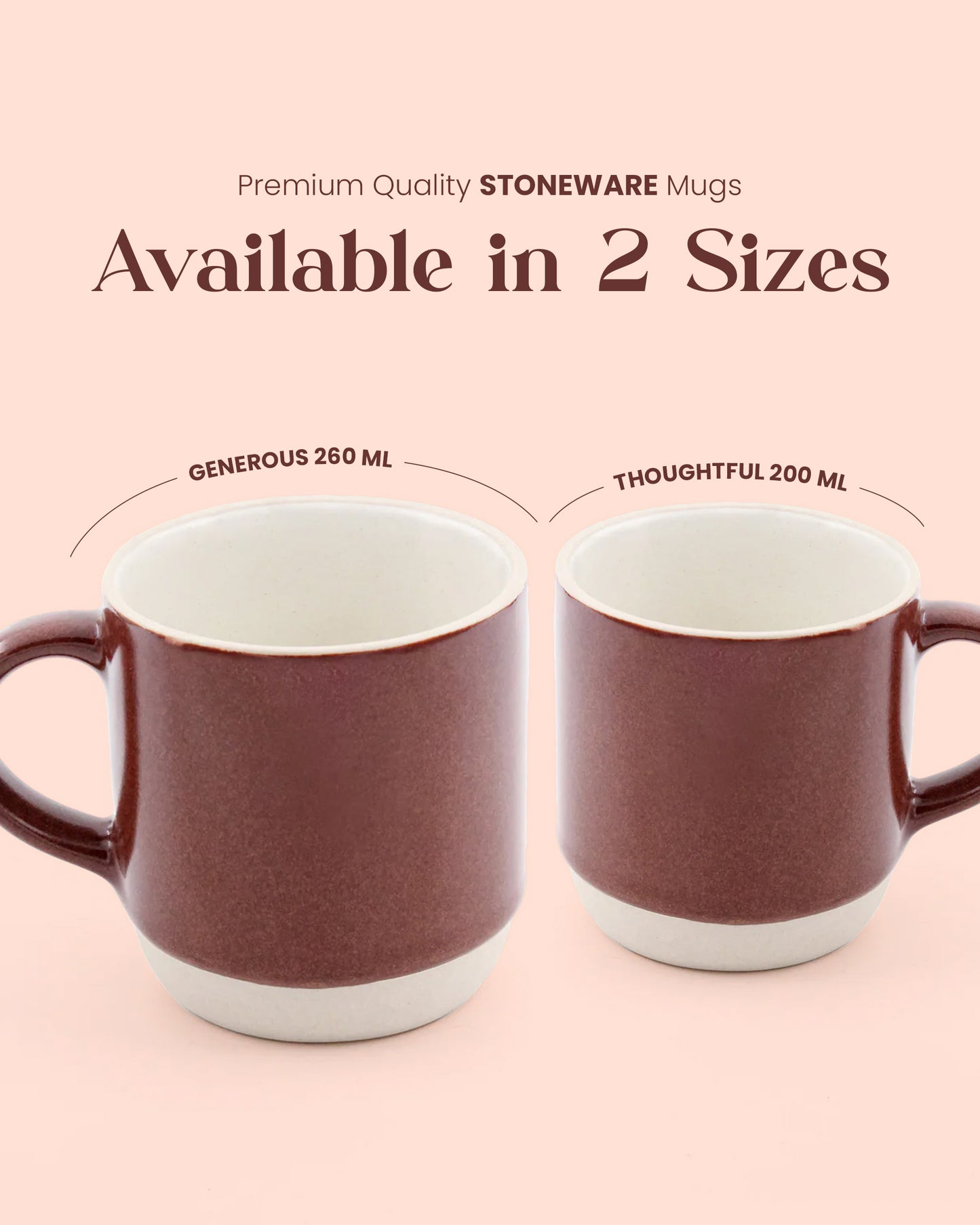 Elemental Stoneware Mug — CHOCOLATE BROWN