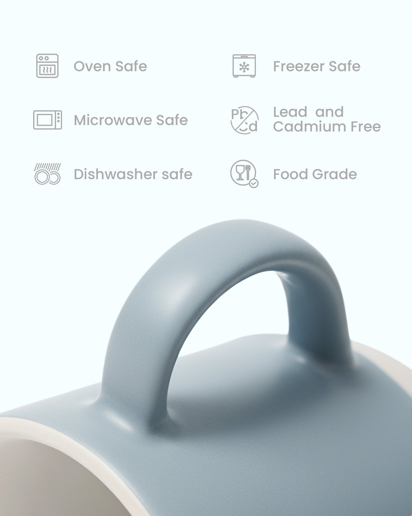 Elemental Stoneware Mug — ASH GREY