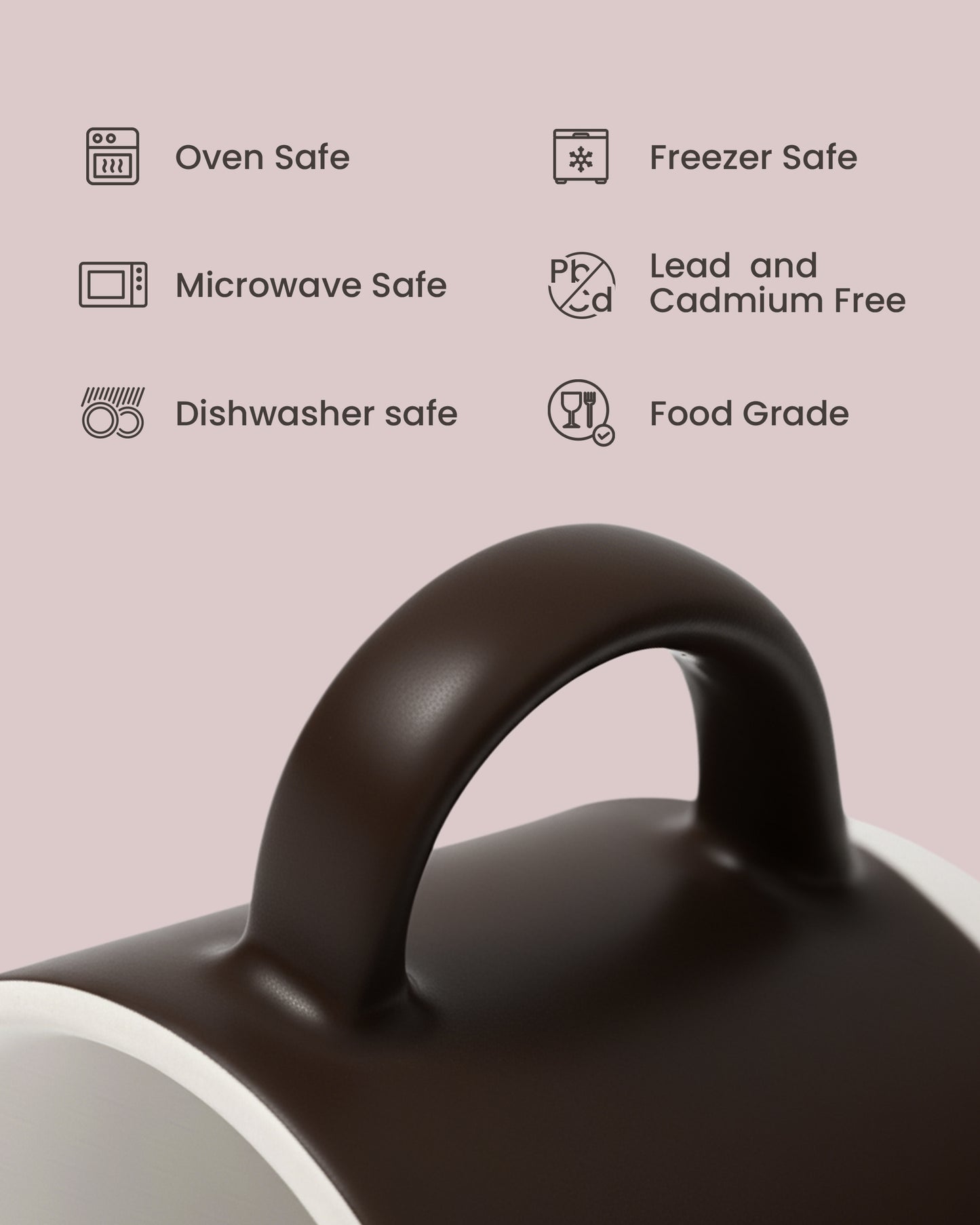 Elemental Stoneware Mug — CEDAR BROWN