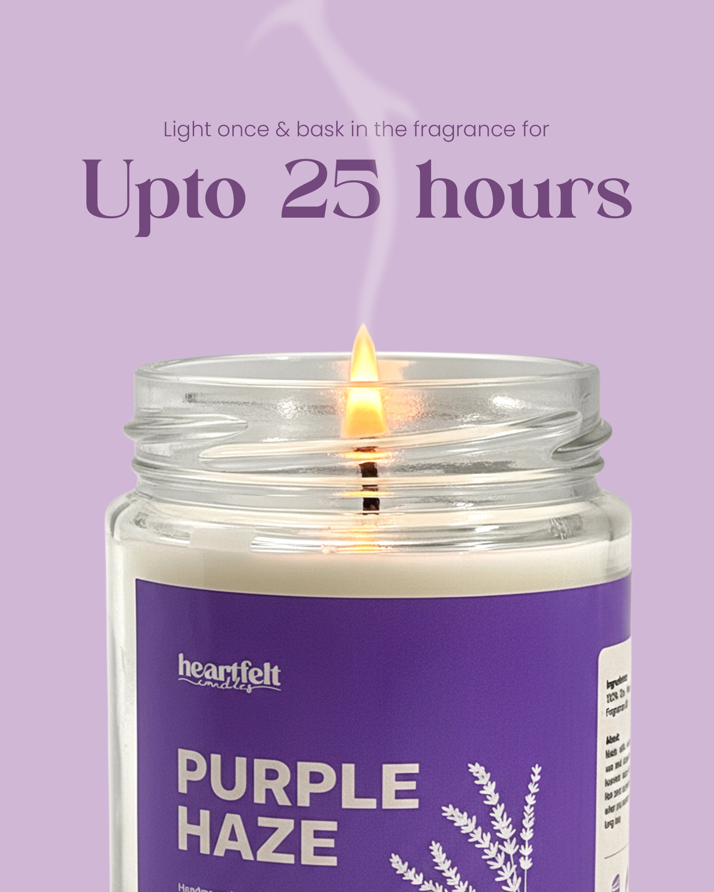 PURPLE HAZE – Lavender Soy Wax Candle