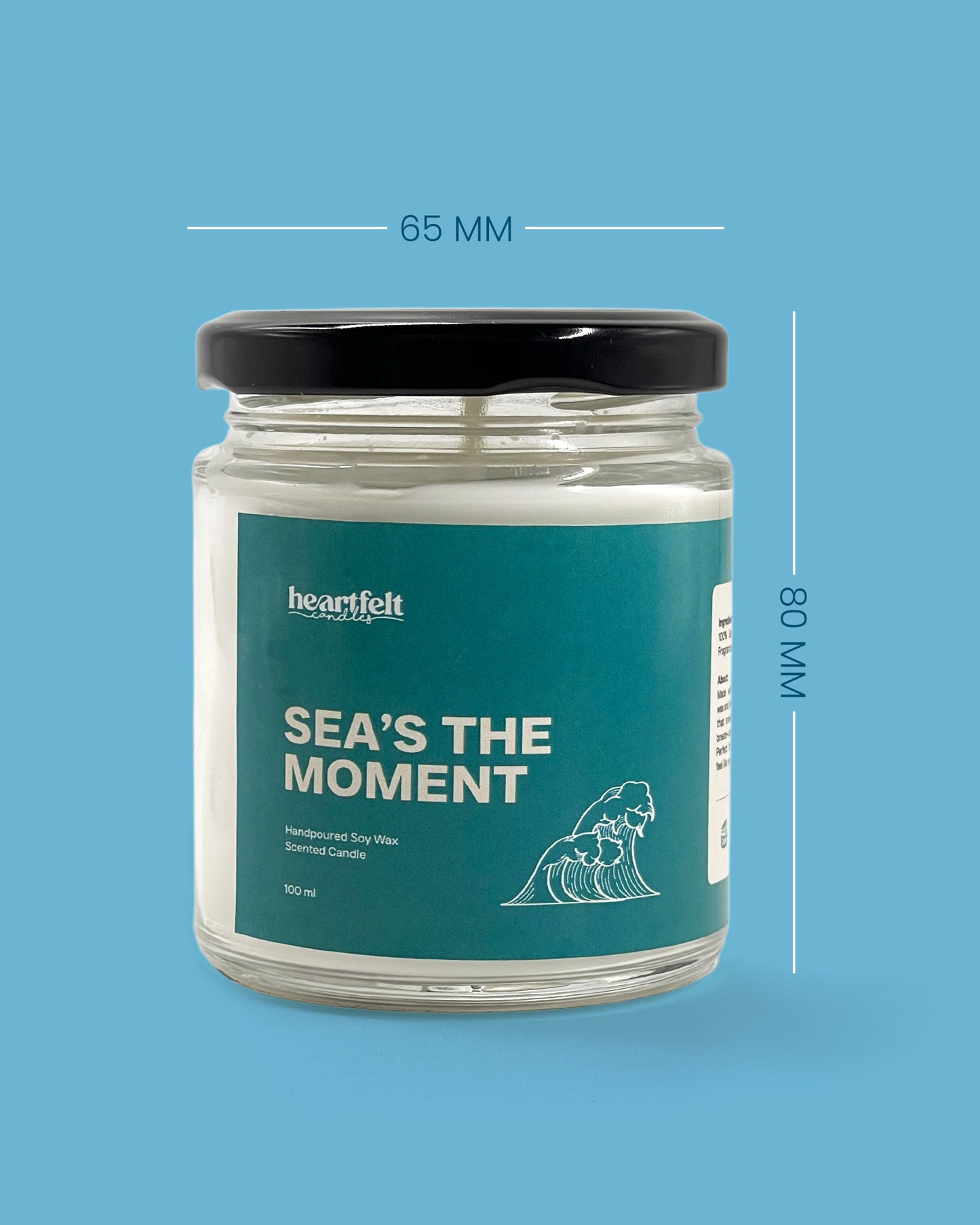 SEA’S THE MOMENT – Blue Ocean Soy Wax Candle