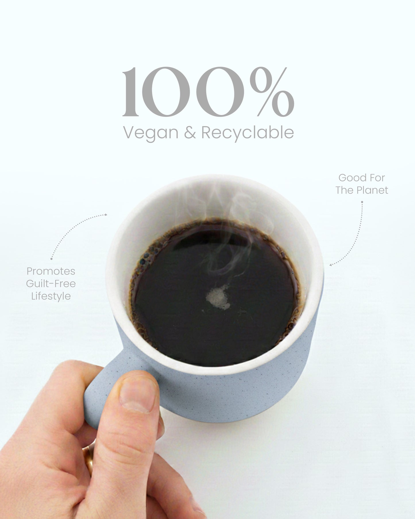 Elemental Stoneware Mug — ASH GREY