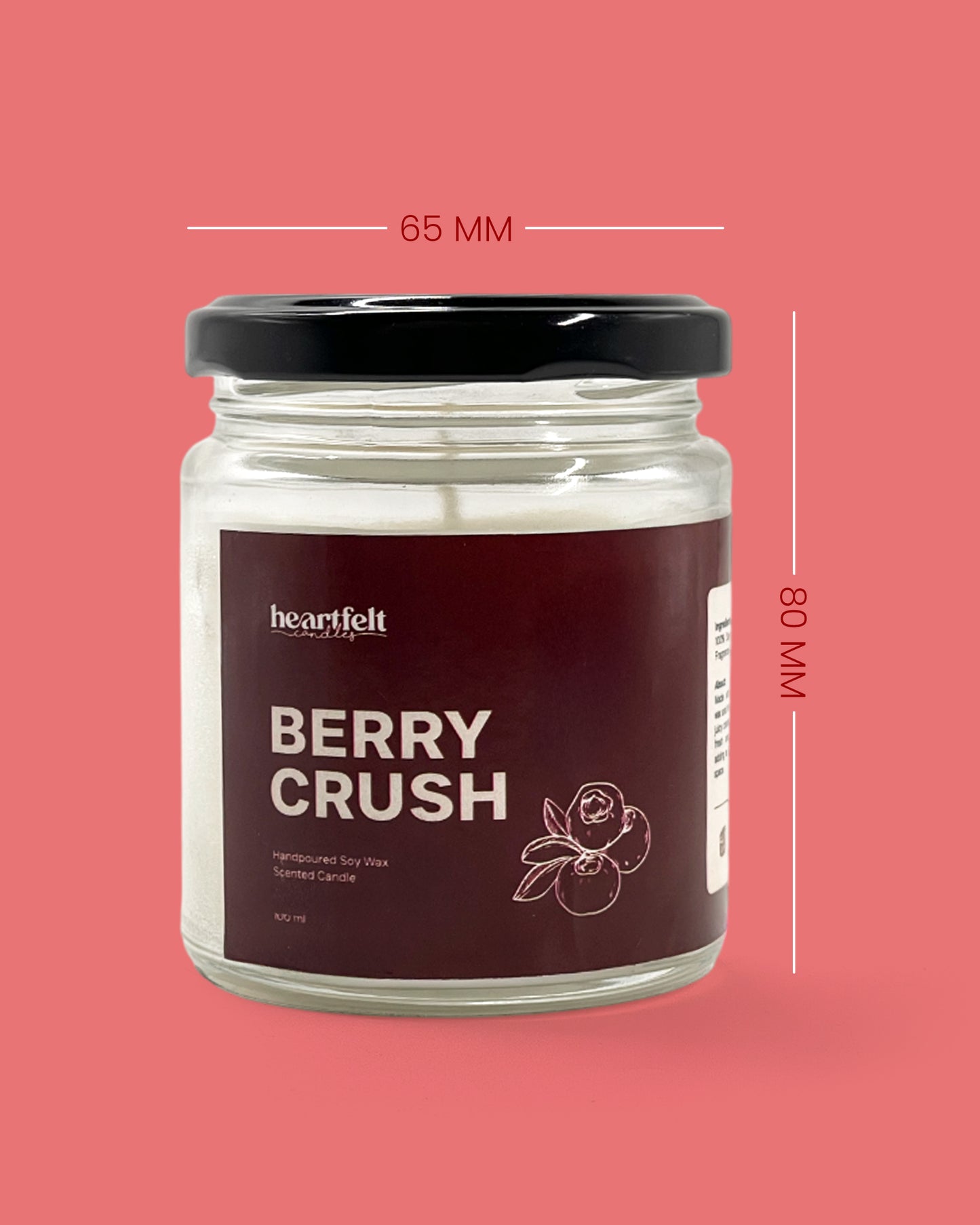 BERRY CRUSH – Cranberry Soy Wax Candle