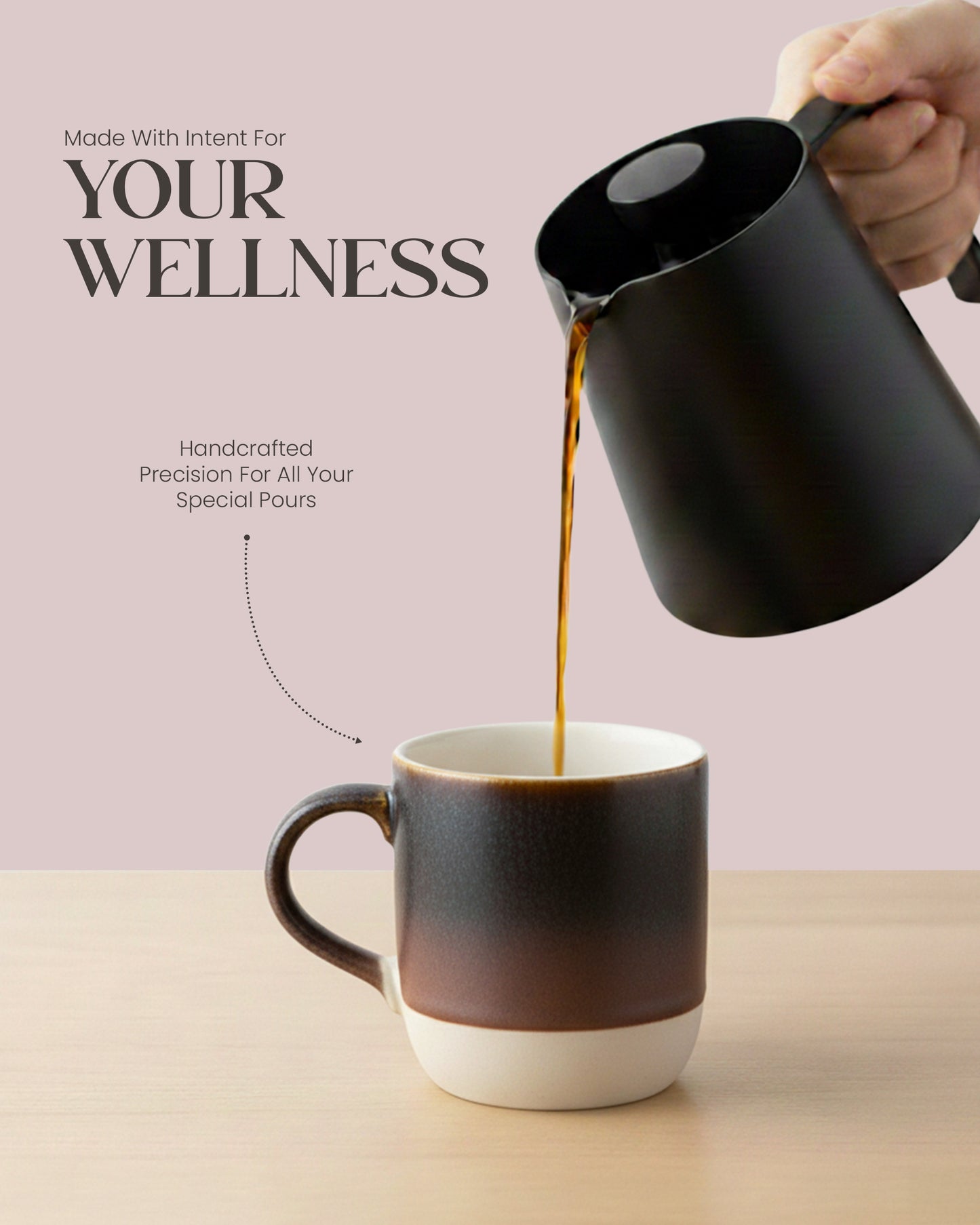 Elemental Stoneware Mug — CEDAR BROWN