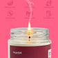 CHAMPAGNE KISSES – Pink Champagne Soy Wax Candle